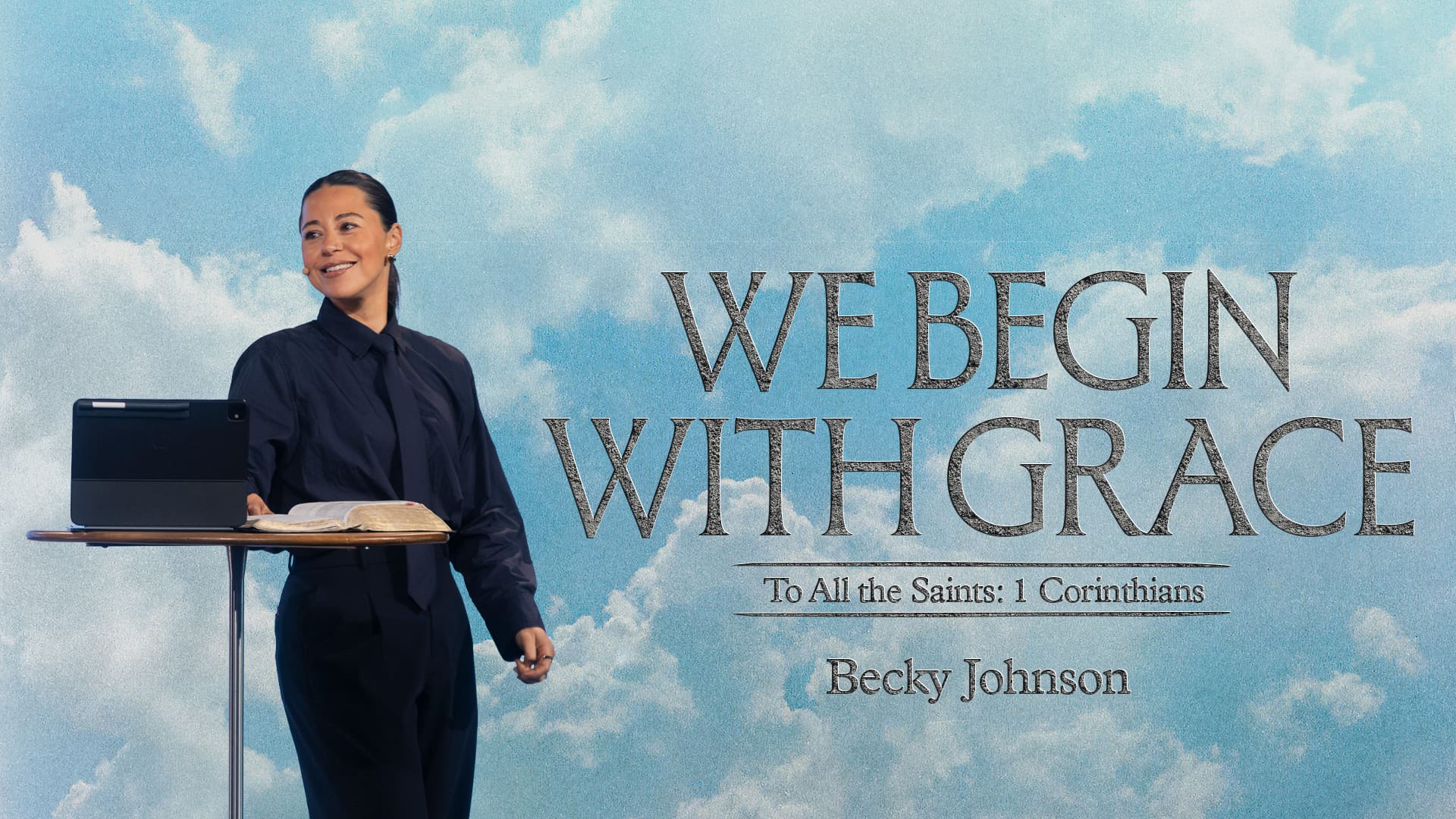We Begin with Grace - Graphic